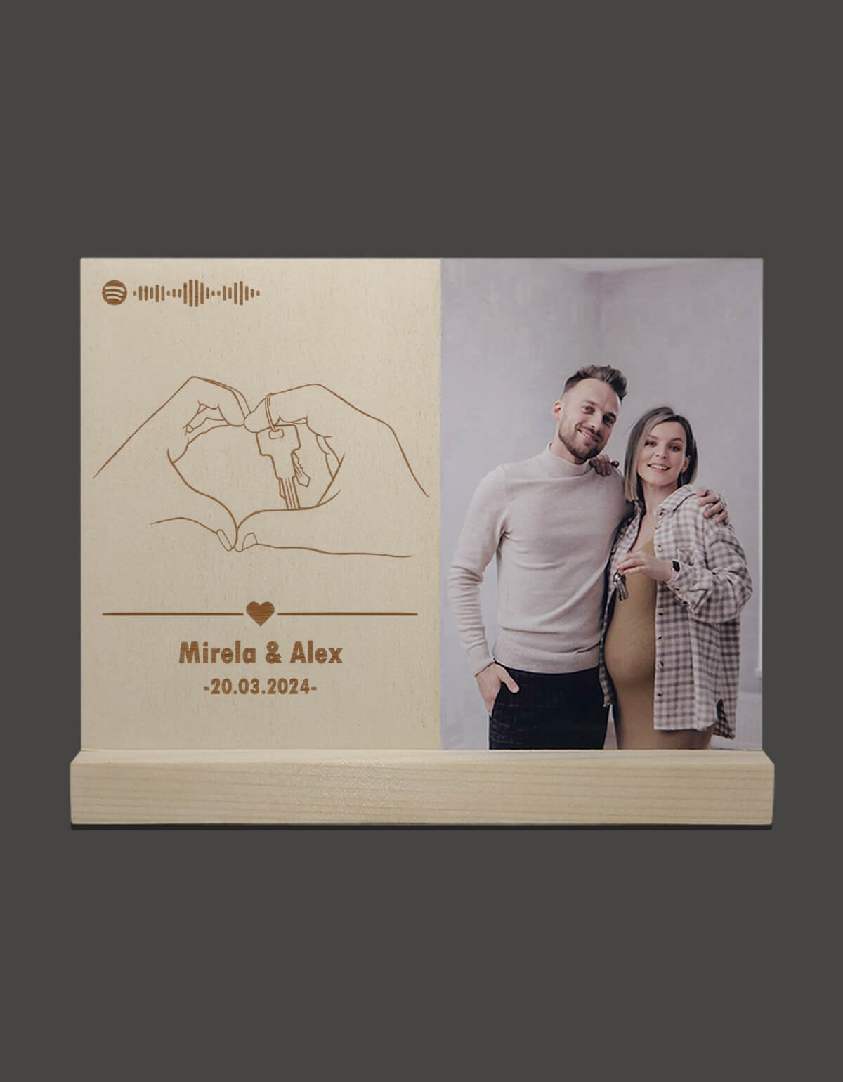 Cadou de casa noua – Placheta din lemn