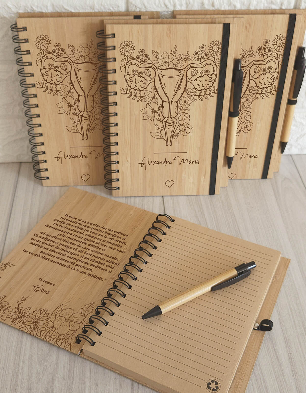 Cadou Doamna Doctor Ginecolog | Agenda Personalizata cu Mesaj