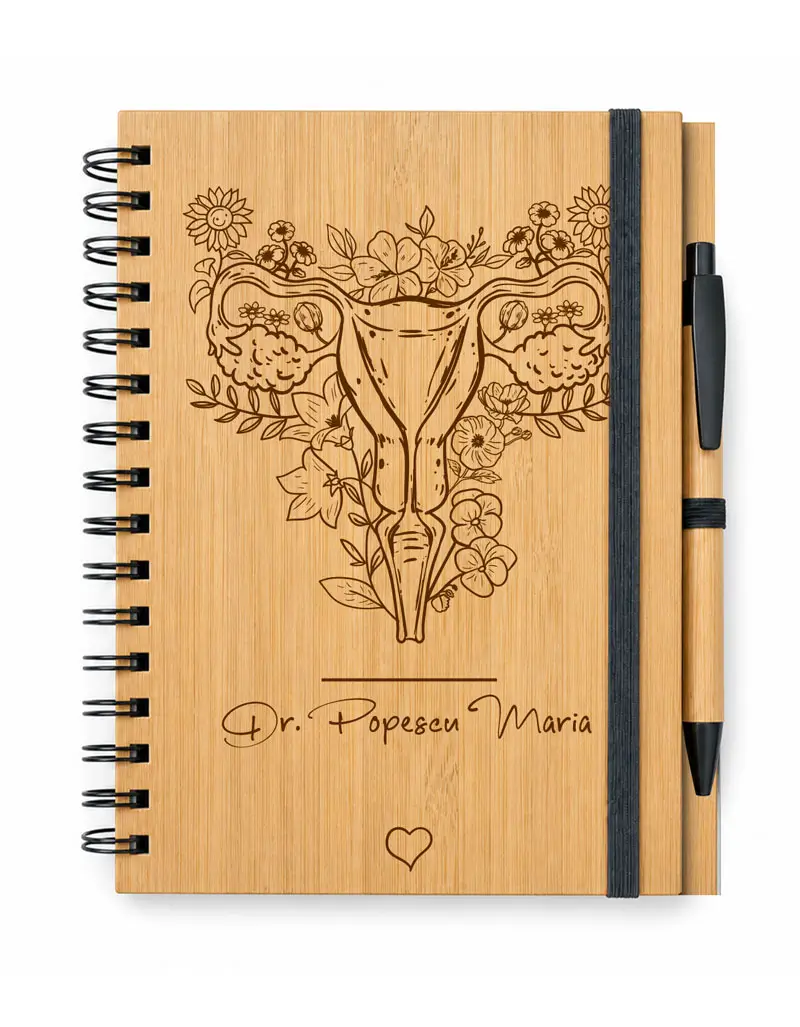 Cadou Doamna Doctor Ginecolog | Agenda Personalizata cu Mesaj