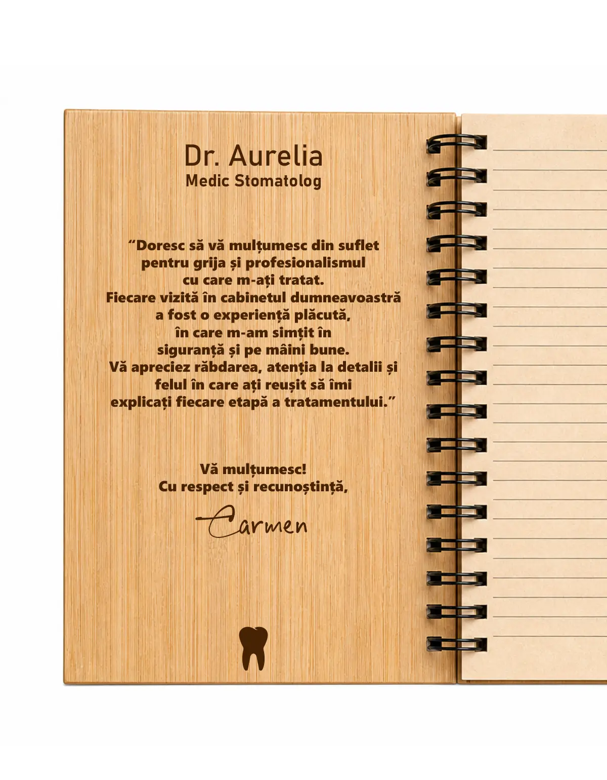 Cadou Medic Stomatolog | Agenda Personalizata Doctor Dentist