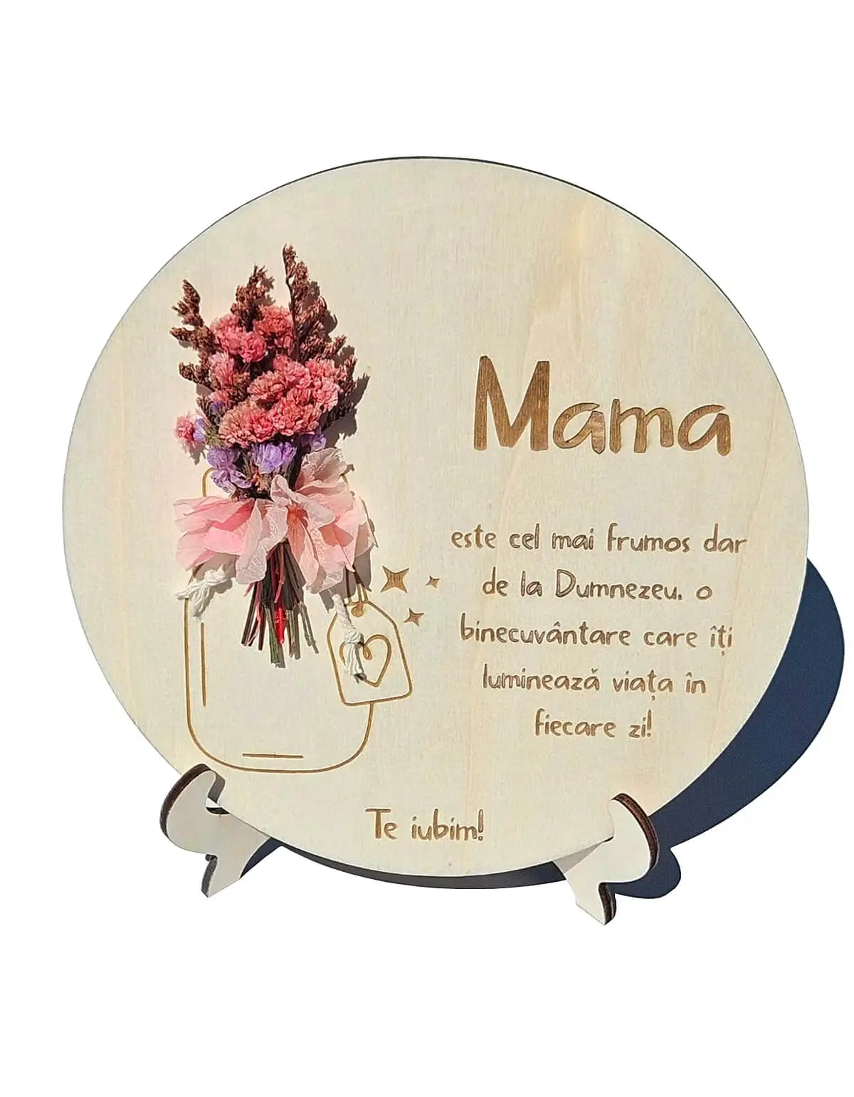 Cadou Mama Zi de Nastere – Placheta cu Mesaj Personalizata