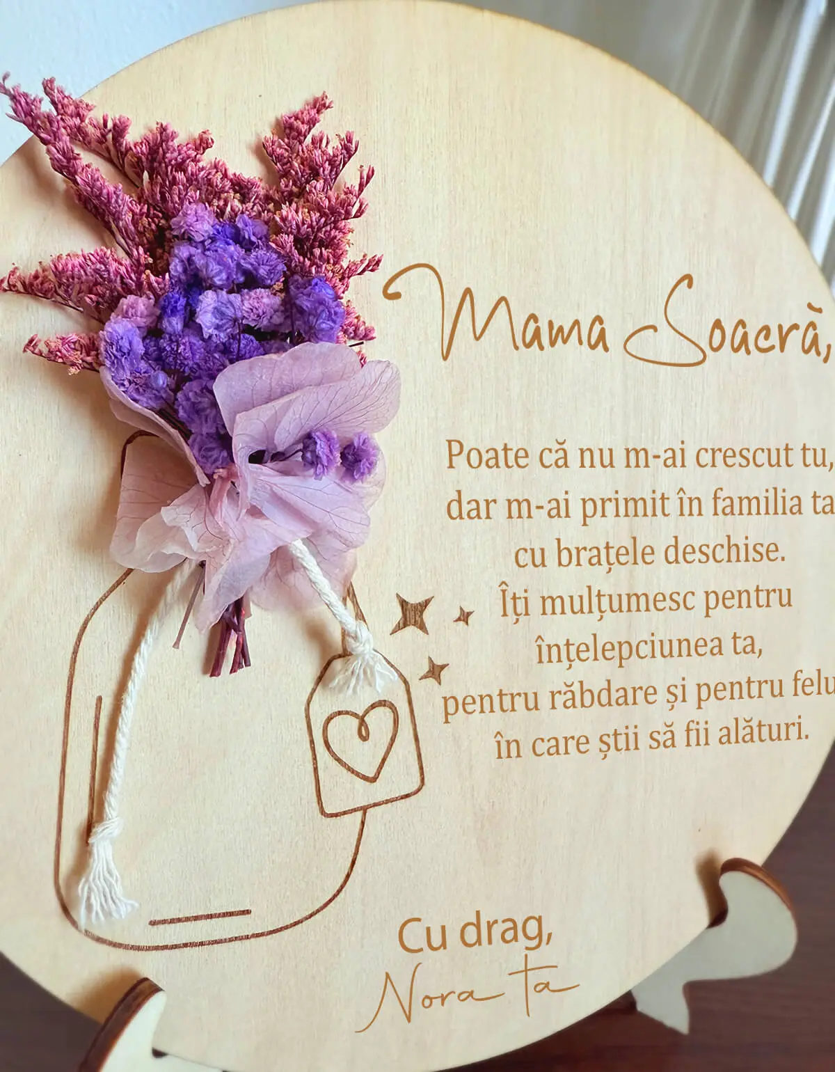Cadou Mama Soacra | Placheta Personalizata Cu Mesaj