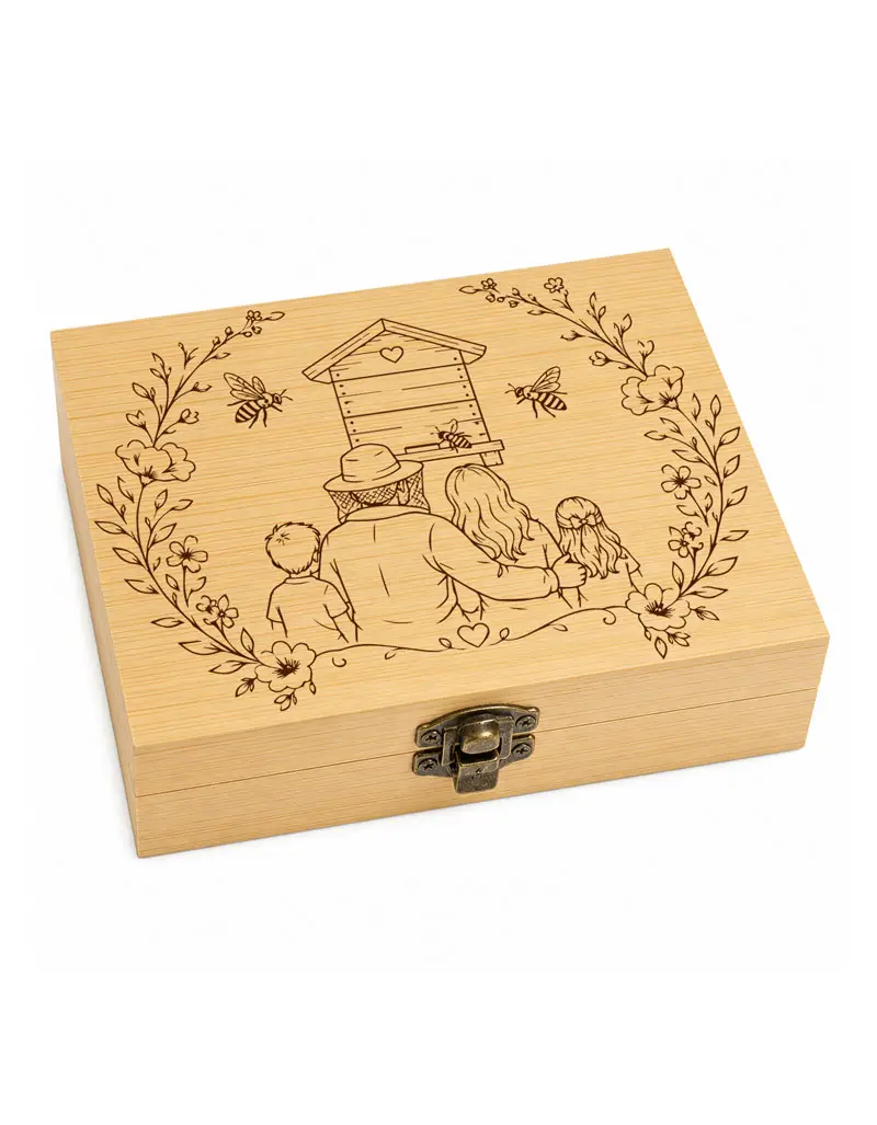 Cadou Sot Apicultor: Set Personalizat Whiskey – Zi de Nastere